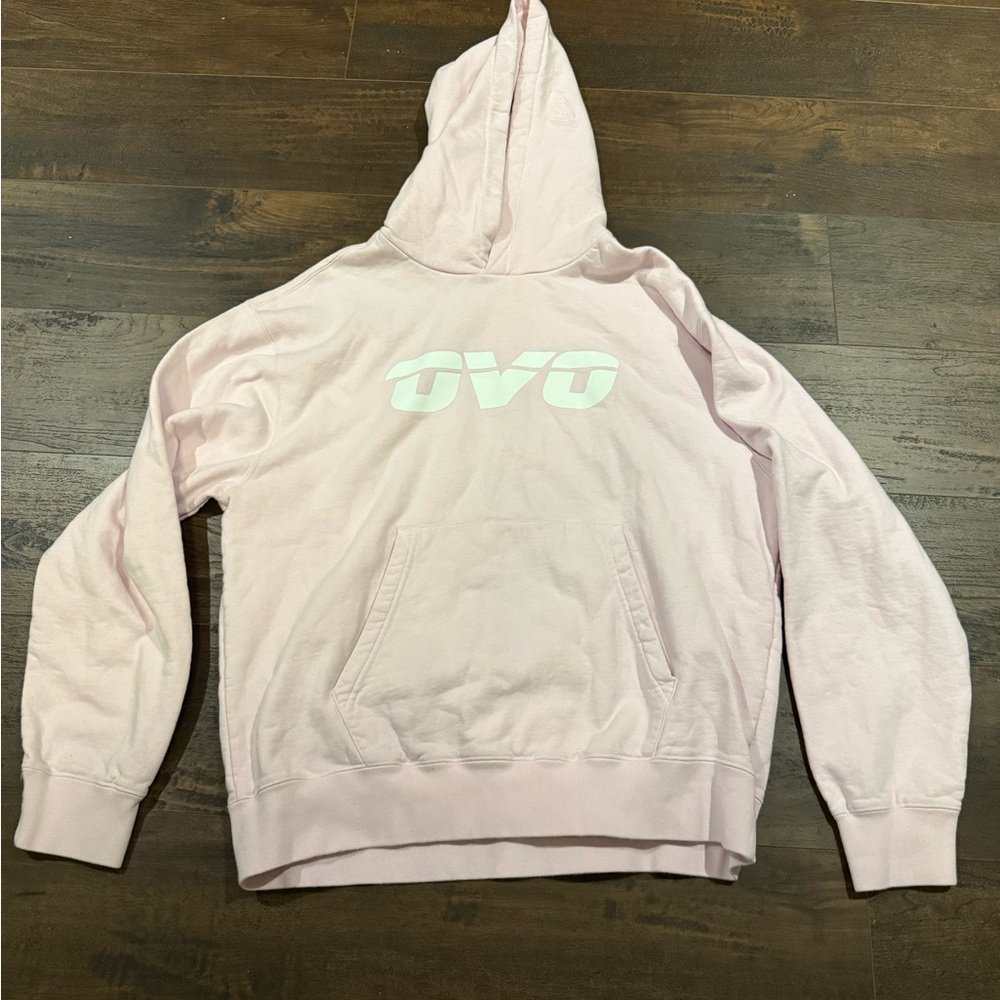OVO Cozy Pink Sweater with Mint Logo